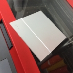 solid aluminum with a V grove cut in the sign with stainless Steel Grade 2 Braille