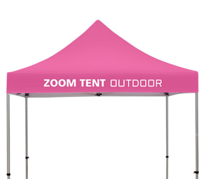 Zoom Tent Custom Printed Canopy Graphic