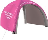 Inflatable 10ft Dome Tent Graphic