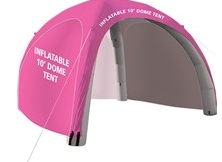 Inflatable 10ft Dome Tent Graphic